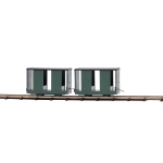 Busch 12266 - H0f - 2-tlg. Set Mannschaftswagen